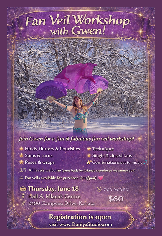 Fan Veil Bellydance Workshop